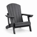 Adirondackstuhl aus HDPE Kunststoff Schwarz