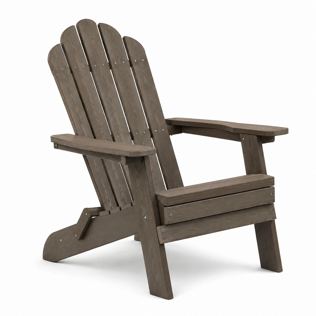 Adirondackstuhl aus Eukalyptusholz Braun