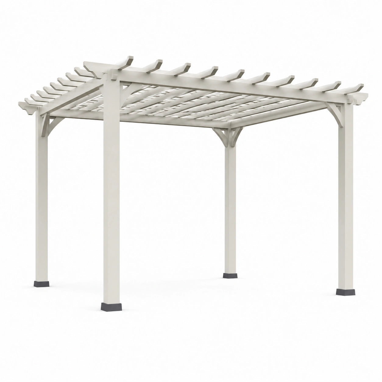 Aluminium Pergola Beige 300 x 300 x 230 cm