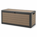 Kunststoff Aufbewahrungsbox mit Holzoptik 120x45x60 cm