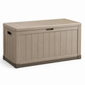 Gartenbox aus Kunststoff Beige 120x50x60 cm