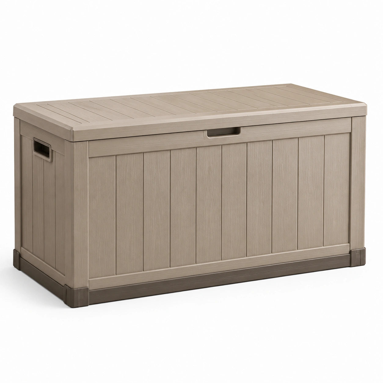 Gartenbox aus Kunststoff Beige 120x50x60 cm