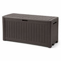 Kunststoff Gartenbox Dunkelbraun 117x45x57cm