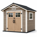 Gartenhaus Kunststoff Beige 220x230x250 cm