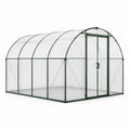 Gewächshaus aus Aluminium mit Polycarbonat, Grün