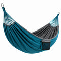 Outdoor Hängematte aus Ripstop-Nylon Blau/Grau 275x140 cm